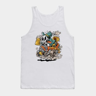 Skull Go Rider Beer Tank Top